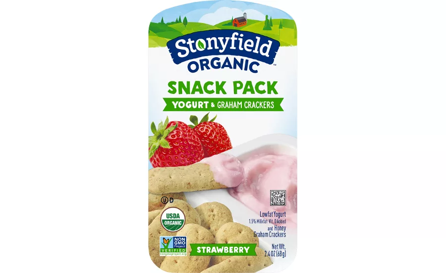 Stonyfield organic snack packs