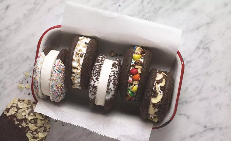 US Foods ice cream puck