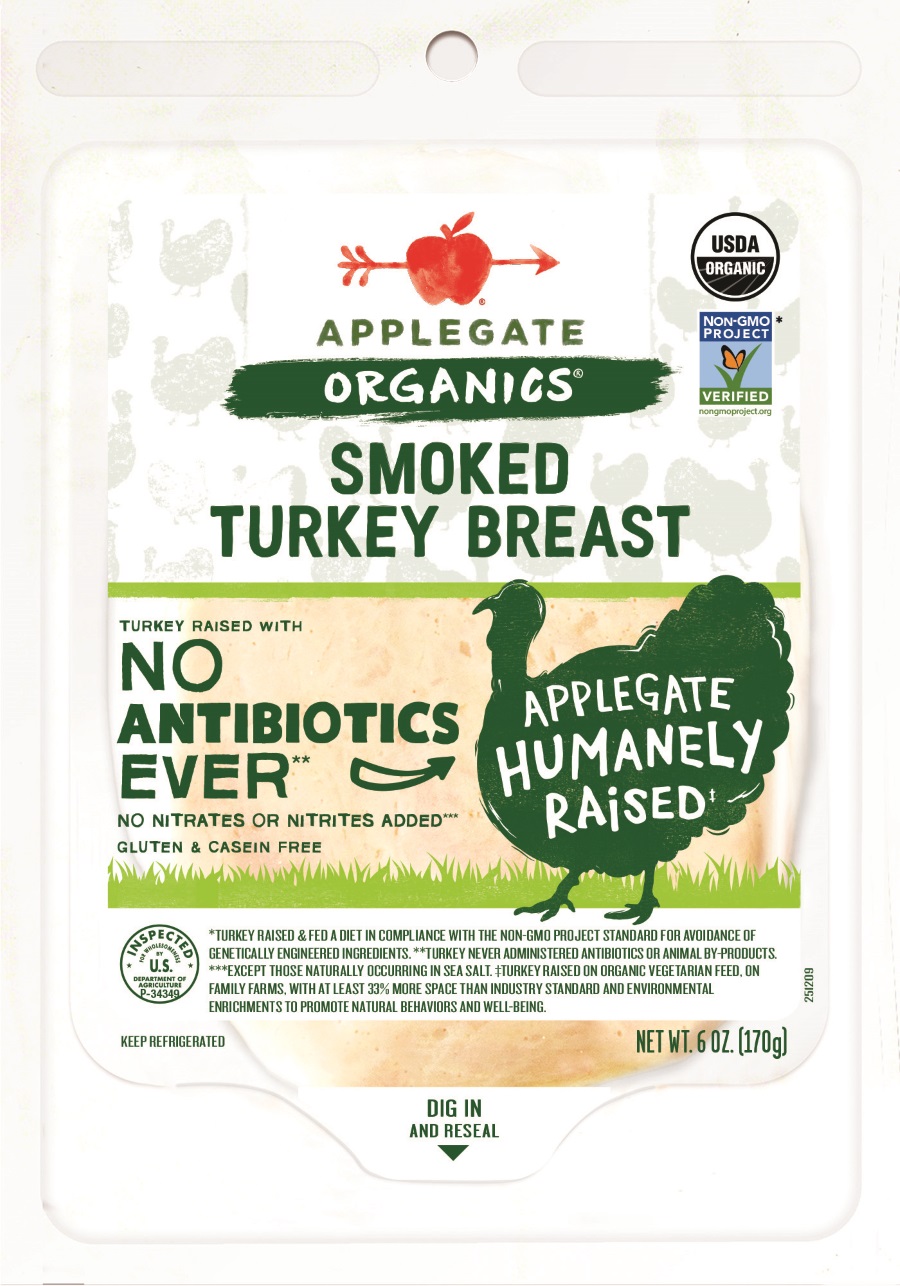 Applegate Organics Smoked Turkey