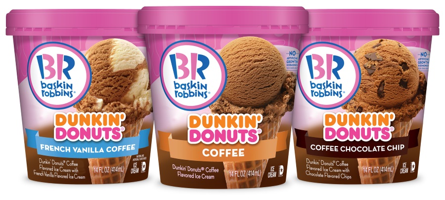 Baskin Robbins Packaged Ice Cream Flavors Inspired By Dunkin Donuts Coffee 18 05 07 Refrigerated Frozen Food