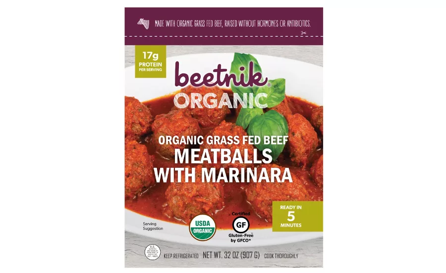 Beetnik Organic Grass Fed Meatballs