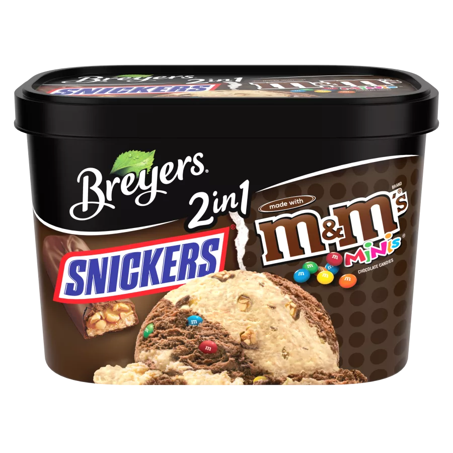 Breyers 2in1 Snickers M&Ms