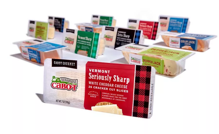 Cabot Creamery cheese cut line