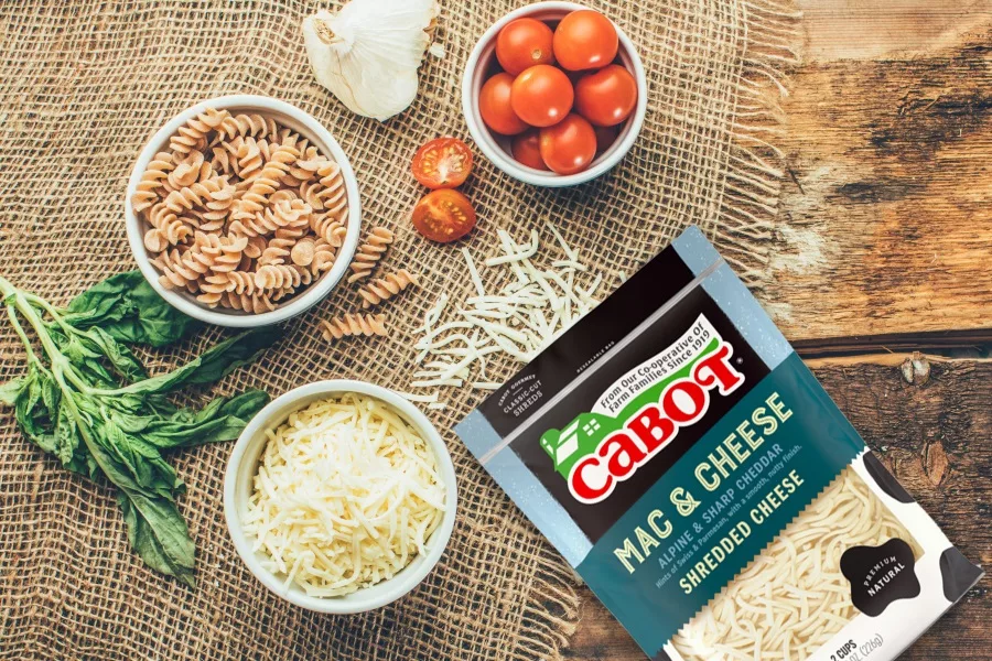 Cabot Creamery mac cheese shredded