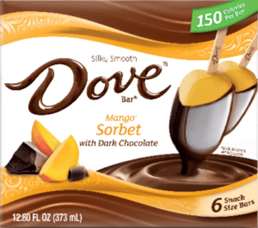 DOVE Mango Sorbet Bar