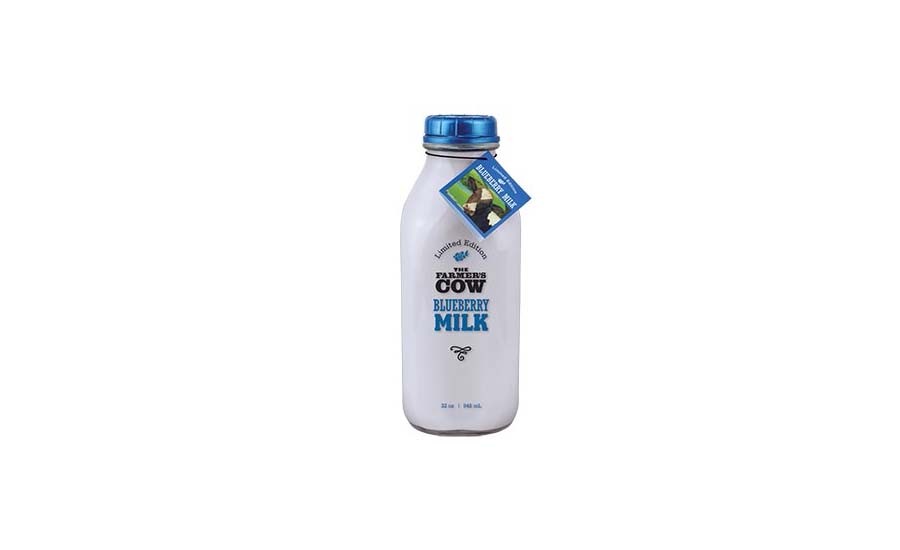 Farmer's Cow blueberry milk