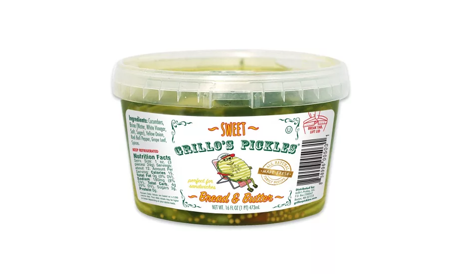 Grillo's Pickles Bread & Butter Pickle Chips