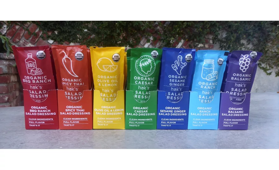 Hak's refrigerated organic salad dressing