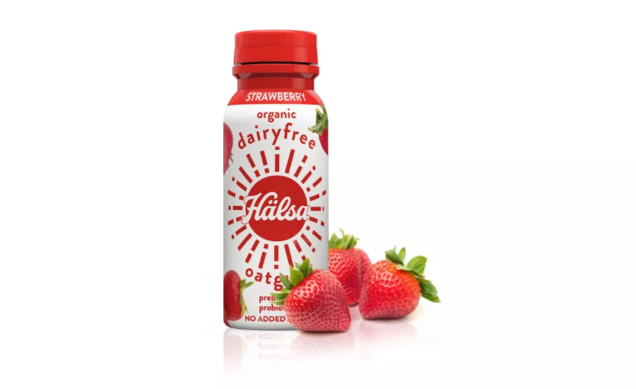 Halsa Dairyfree Organic Oatgurt Strawberry
