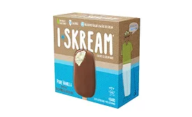 Iskream pure vanilla packaging 