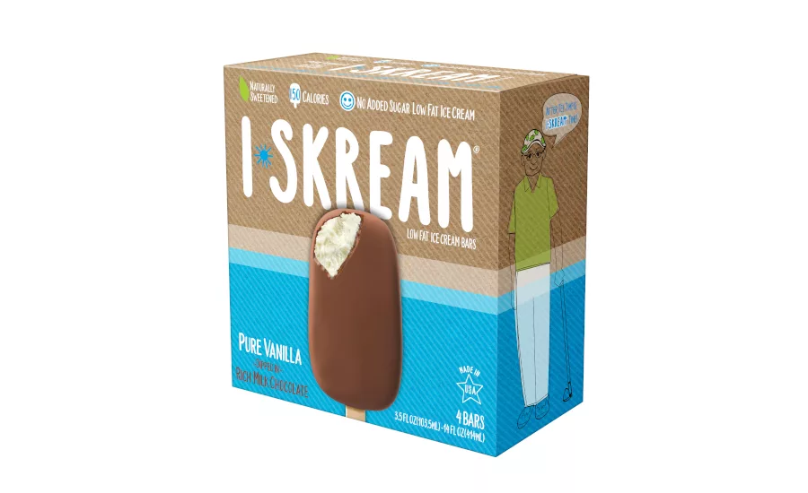 Iskream pure vanilla packaging