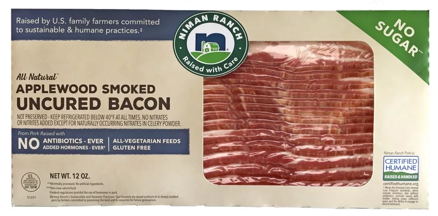 Niman Ranch no sugar bacon