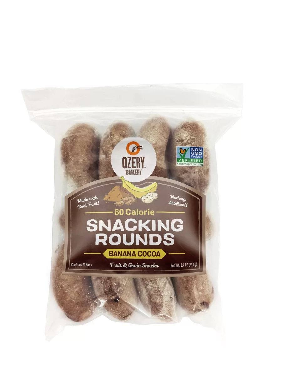 Ozery Bakery BananaCocoa snacking rounds