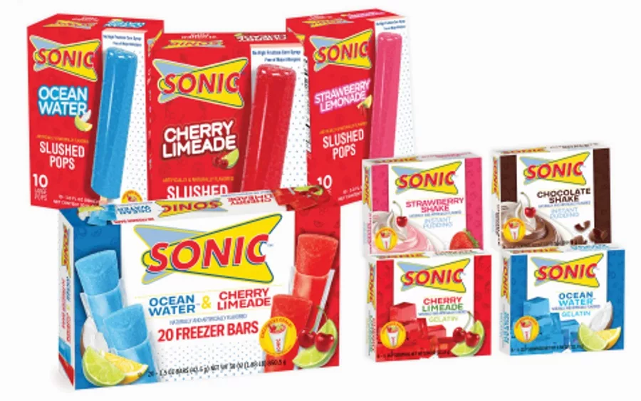 SONIC frozen novelties