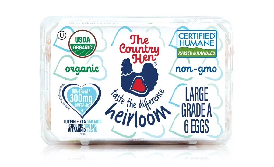 The Country Hen Heirloom eggs