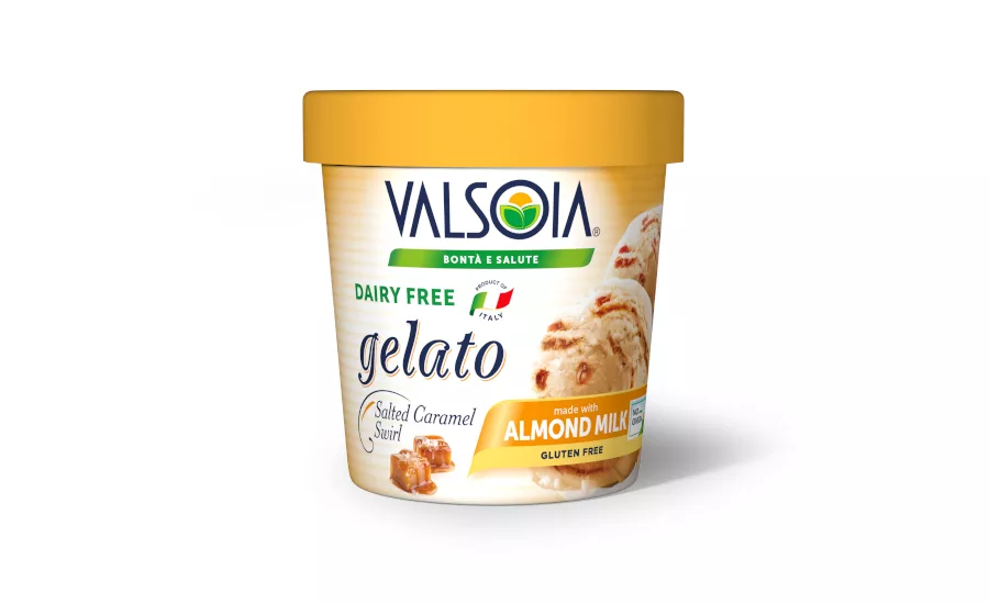 Valsoia Almond Caramel gelato