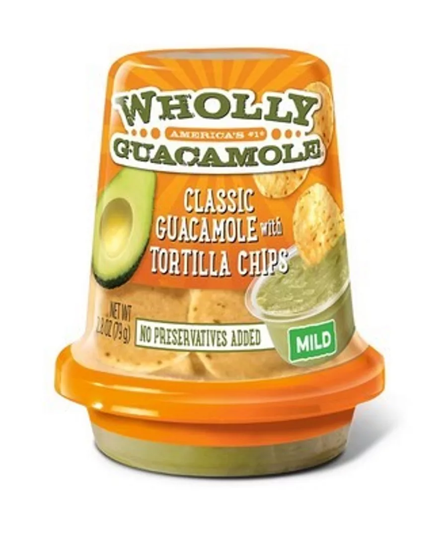 Wholly Guacamole snack cups