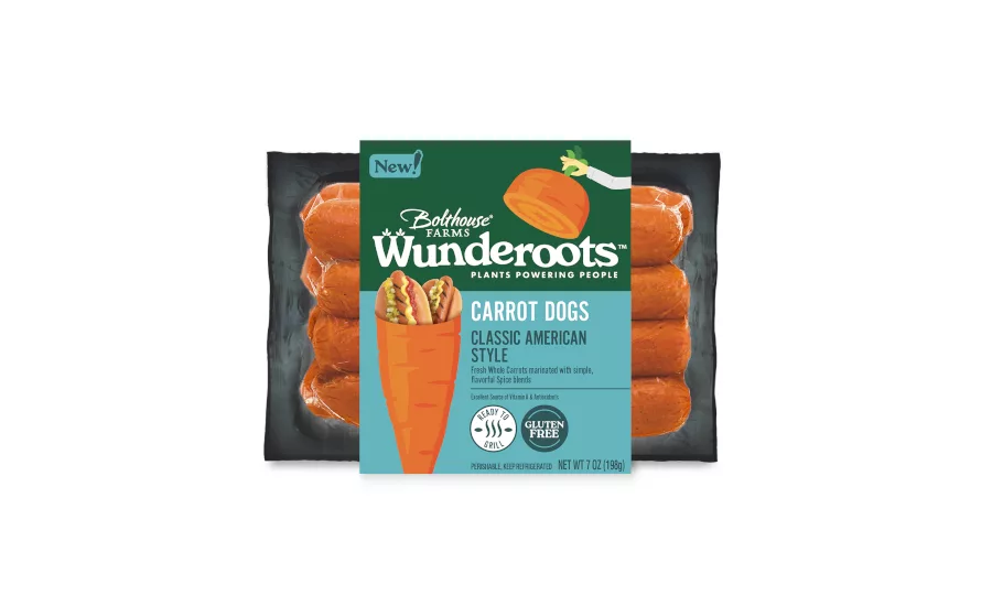 American Style Carrot Hot Dogs Wunderoots Bolthouse Farms