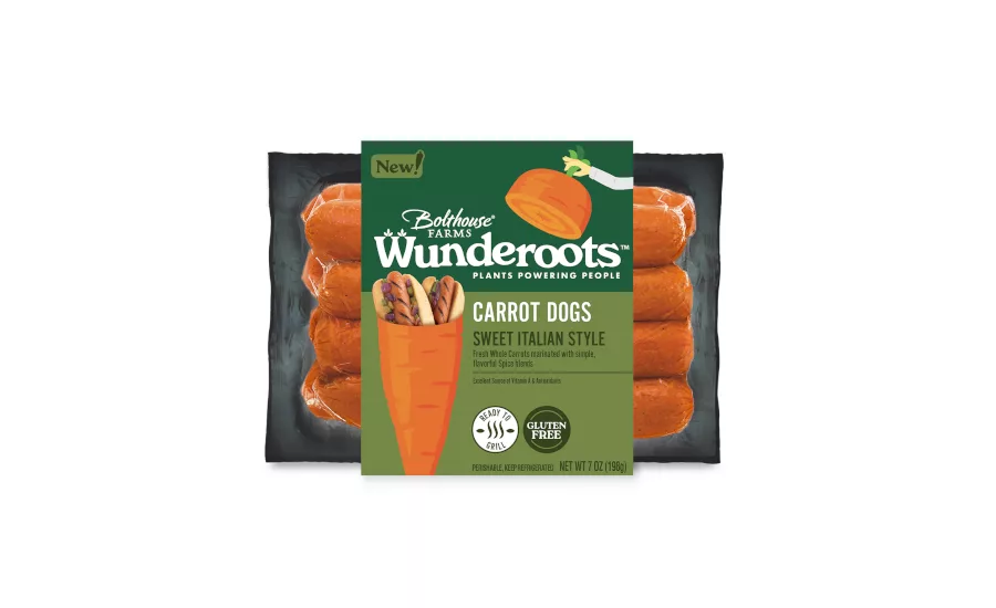 Sweet Italian Carrot Hot Dogs Wunderoots Bolthouse Farms