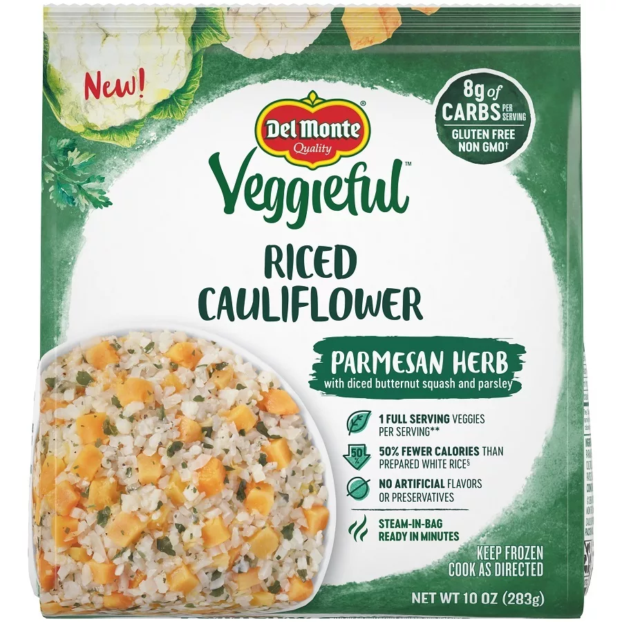Riced Cauliflower Parmesan Herb Del Monte