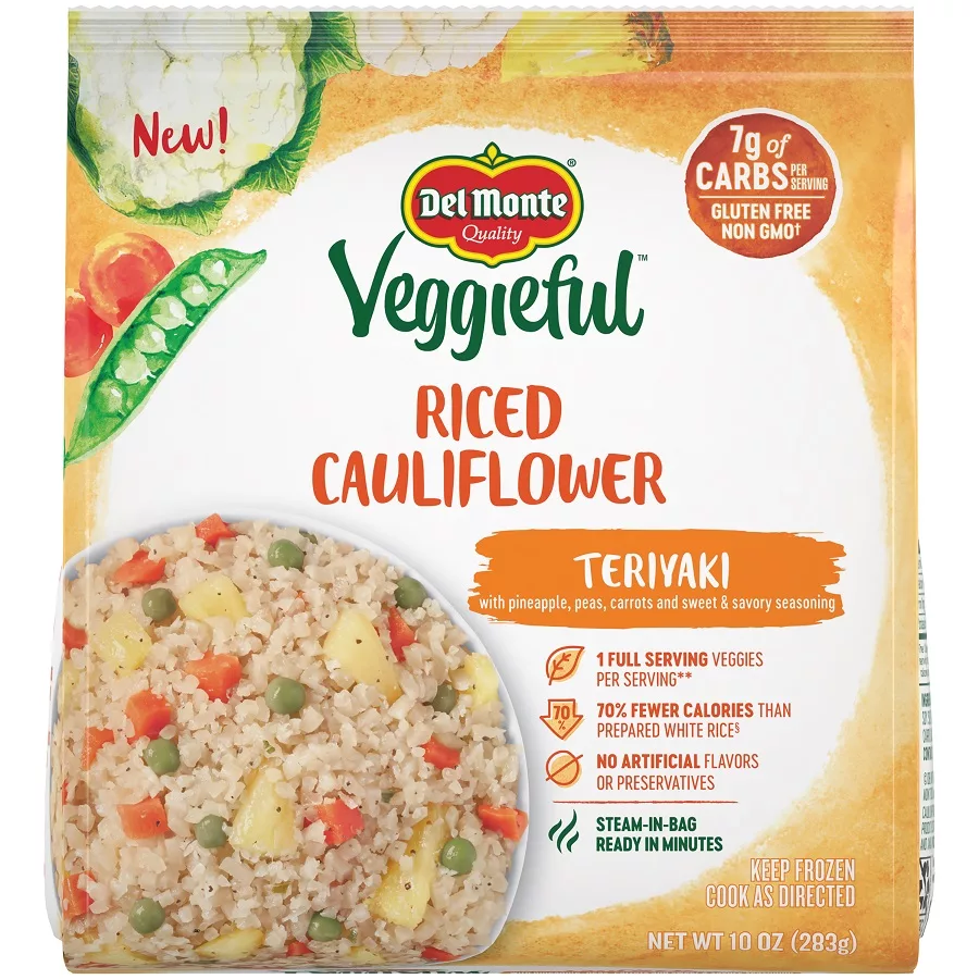 Riced Cauliflower Teriyaki Del Monte