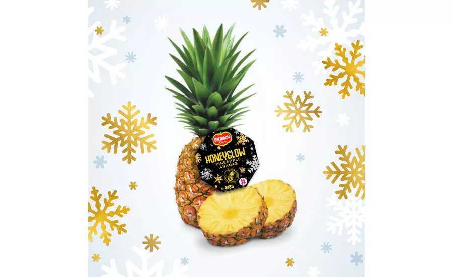 Holiday Labels Pineapple Del Monte