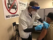 Moderna Vaccine COVID-19 Fresno California Foster Farms Chicken
