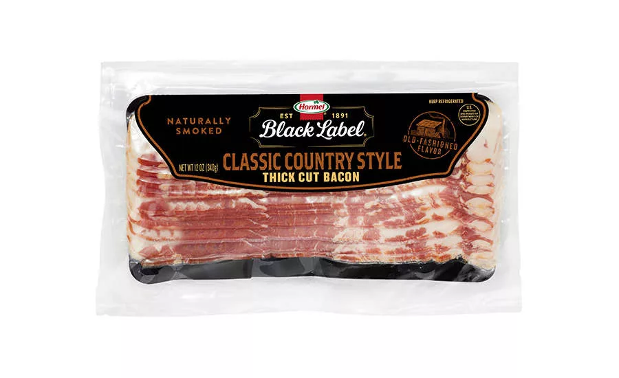 Country Style Rubbed Bacon Black Label Hormel