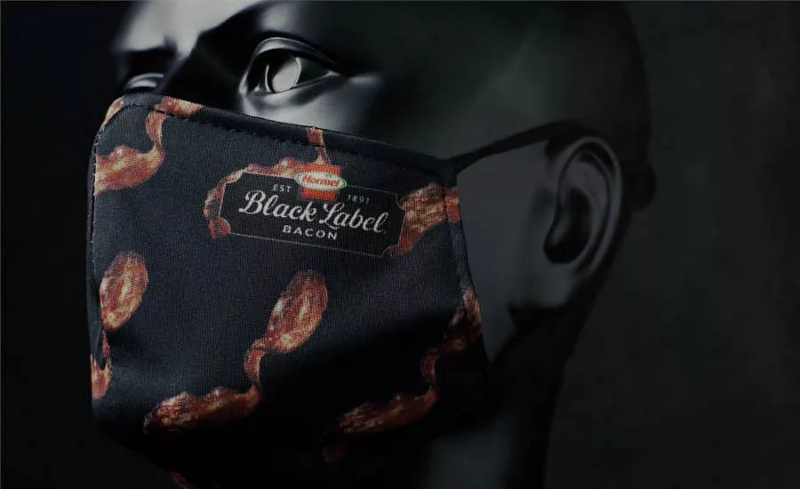 Bacon Scented Face Mask Hormel Black Label