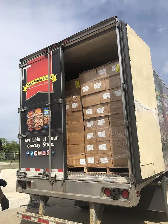 John Soules Foods Donations Truck
