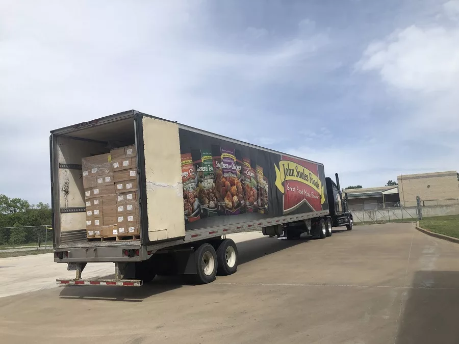 John Soules Foods Donations Truck Wide