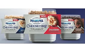 Kraft Philly Cream Cheese Cheesecake Crumbles Single Serve Desserts