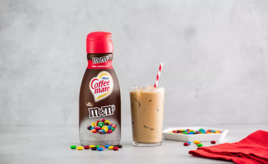 M&Ms Milk Chocolate Candy Coffee Mate Creamer