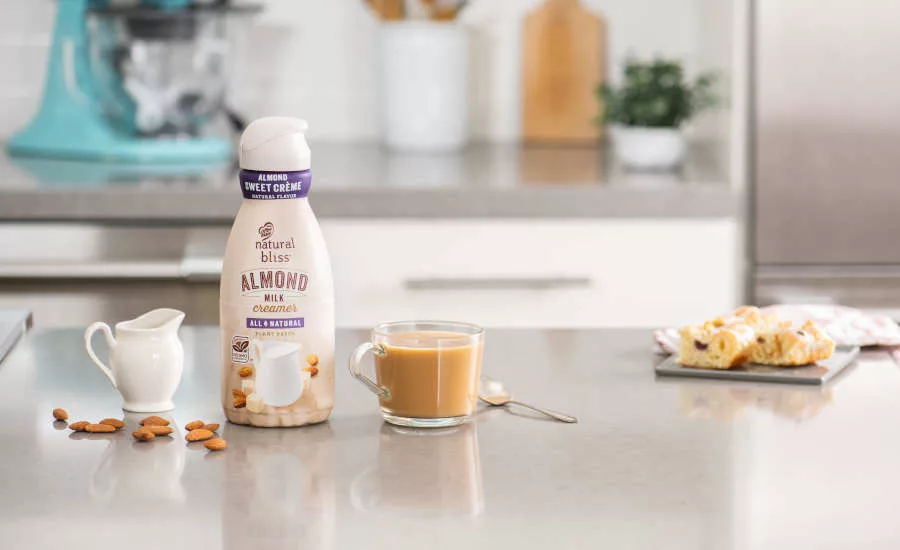 Dairy Free Almond Milk Sweet Cream Coffee Creamer Natural Bliss