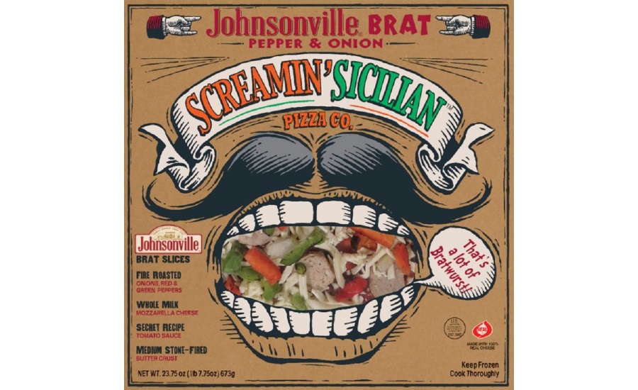 Screamin' Sicilian Johnsonville Brat Pizza