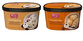 Friendsgiving Pumpkin Pie Fall Flavors Perry's Ice Cream Limited Edition
