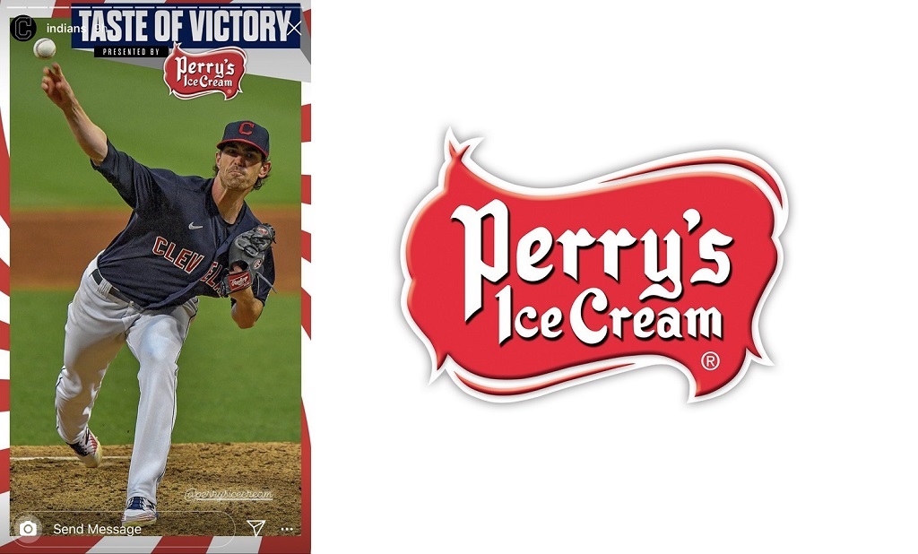 Perry's Ice Cream Cleveland Indians