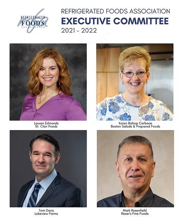 Refrigerated Foods Association RFA Executive Committee Members 2021