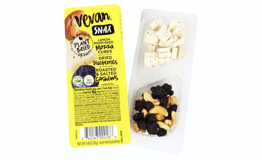 Vegan Dairy Free Cheese Snacks Lemon Poppyseed Vevan Snax