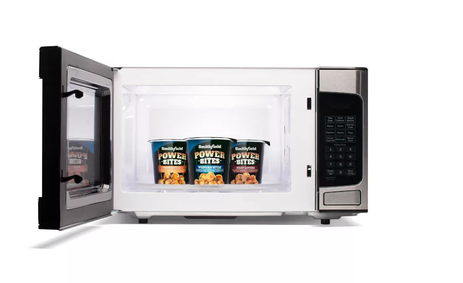 Microwavable Snacks Eggs Sausage Cheese Potatoes Power Bites Smithfield Refrigerated