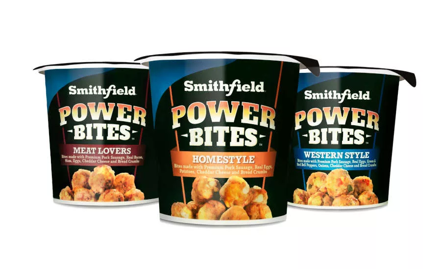 Microwave Snacks Egg Cheese Sausage Power Bites Smithfield Refrigerated