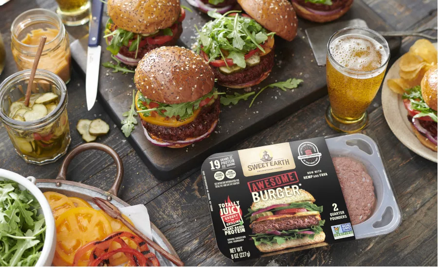 Hemp Fava Pea Protein Veggie Burgers Sweet Earth