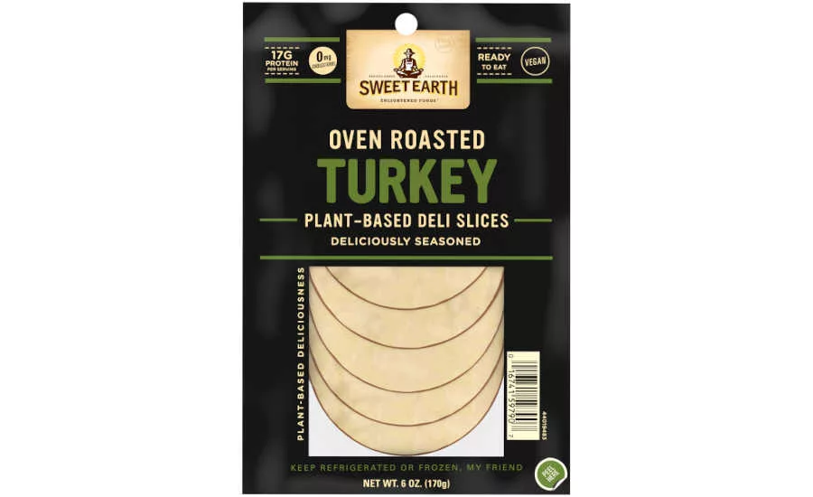Plant Based Turkey Lunchmeat Slices Sweet Earth
