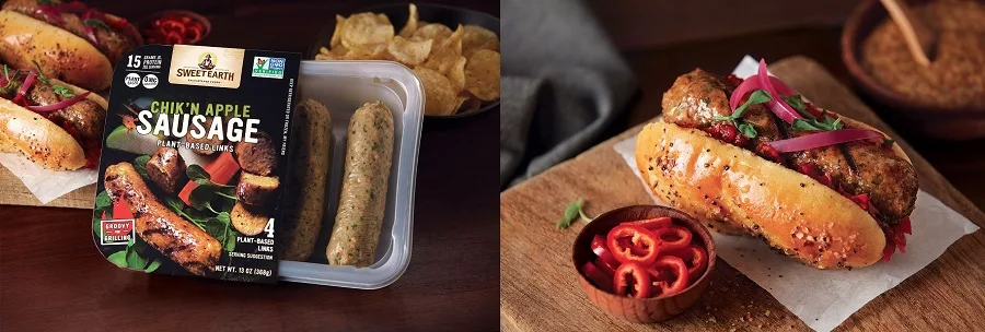 Vegan Chicken Apple Sausage