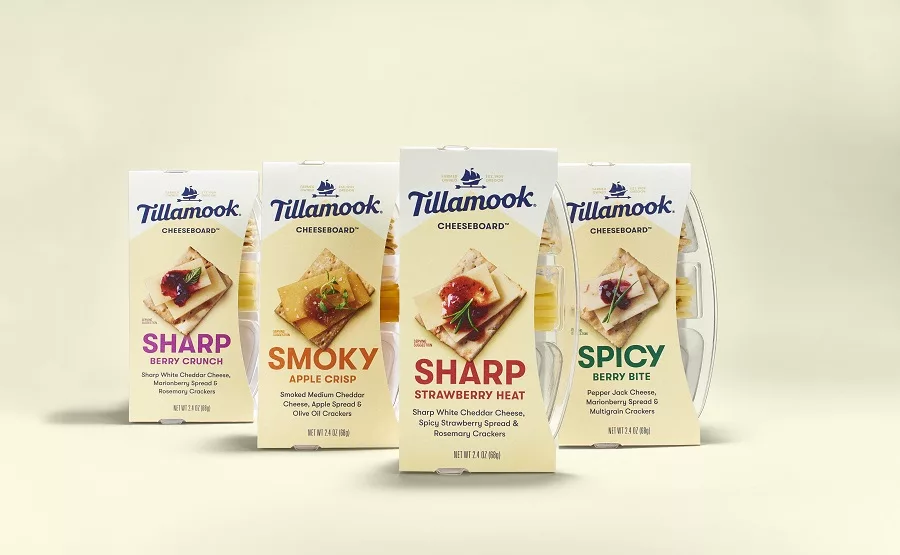 Tillamook Cheeseboards Portable Snacks Cheese Crackers Jam