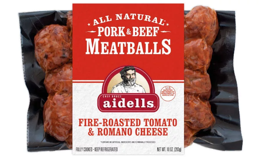 Pork Beef Meatballs Tomato Romano Cheese Aidells