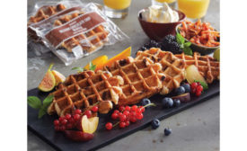 Belgian Chocolate Chip Waffle Wrapped US Foods Holiday Scoop