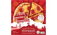 Organic Pepperoni Sourdough Pizza Alex's Awesome Frozen