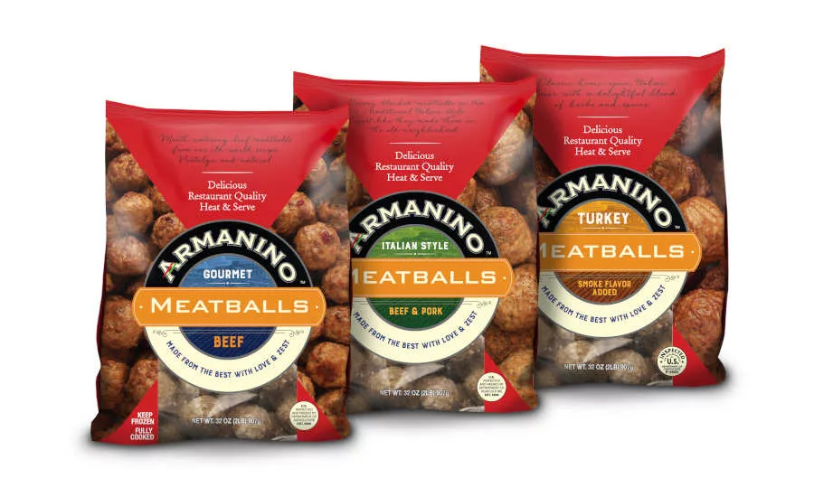 Italian Meatballs Redesigned Packaging Armanino Foods