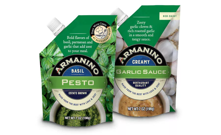 Fresh Pesto Pouch Redesigned Packaging Armanino Foods